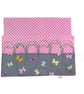 fixed Circular knitting needle case with butterflies sock needles roll wallet,