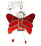 Fairy Angel Suncatcher Stained Glass Red 030 - Image 6