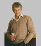 VINTAGE KNITTING PATTERN Mans Slipover and Sweater in Cable Stitch
