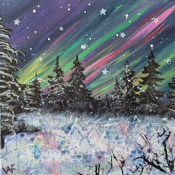 Pack of 5 Printed Christmas Cards "The Party"