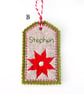 Folk Art Personalised Felt Gift Tags Labels - Image 3