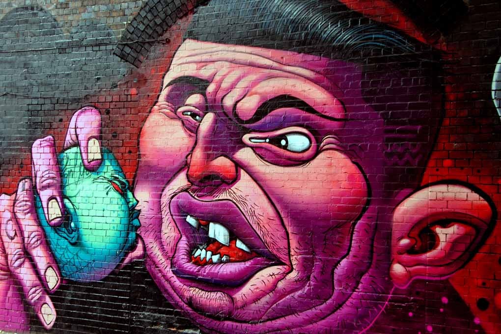Street Art Graffiti Mural Digbeth Birmingham UK Photograph Print