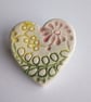 Mini wildflower ceramic brooch
