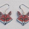 Fox Head Earrings