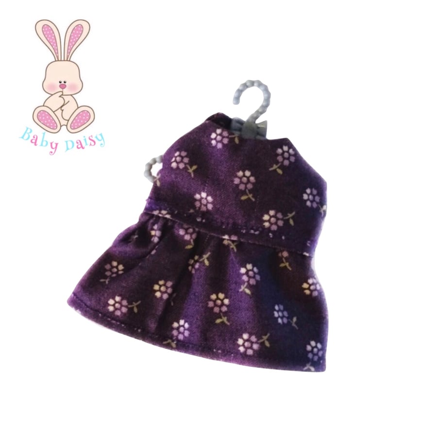 Baby Daisy Purple Flowers Dress