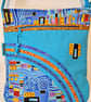 Sky blue handbag ,Spanish mosaics - Image 7