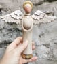 Perfectly Imperfect Angel wall hanging - ceramic sculpture