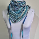 36. Triangular Handknitted Neck Scarf.