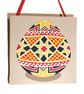 Egg Art - Small Original Acrylic Painting of Traditional Ukrainian Decorated Egg - Image 3