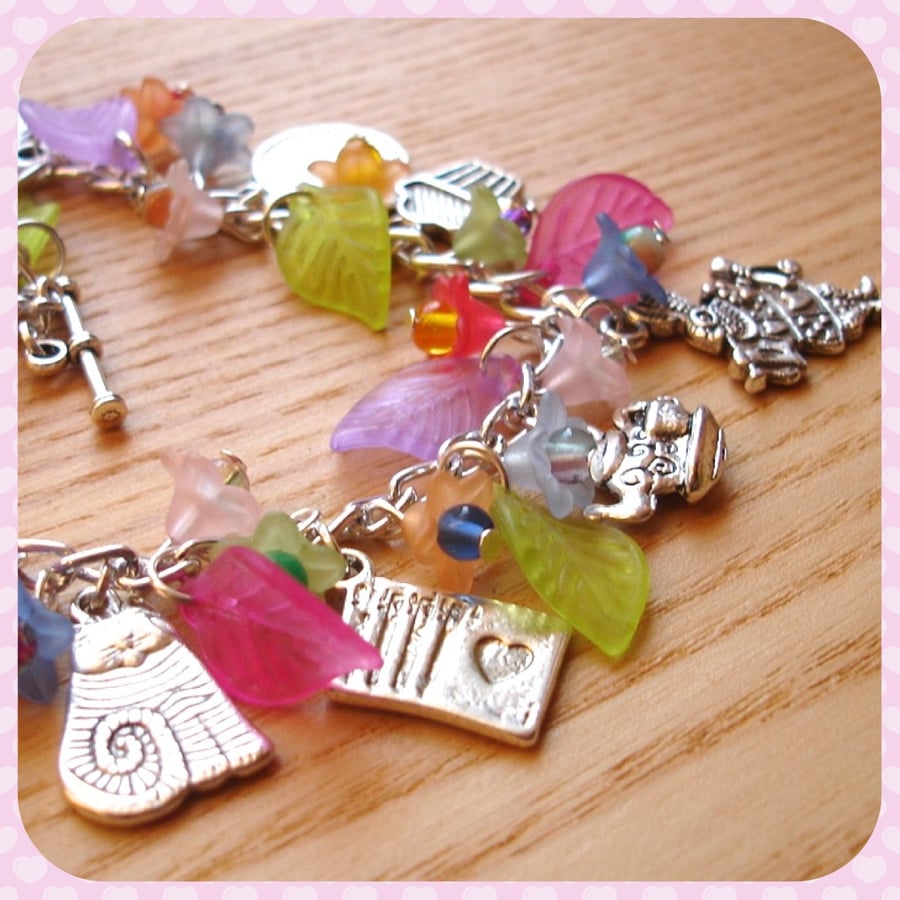 Alice In Wonderland Charm Bracelet