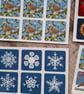 Christmas Set 3 Envelope Stickers Pack - 24 mini stickers - Image 3