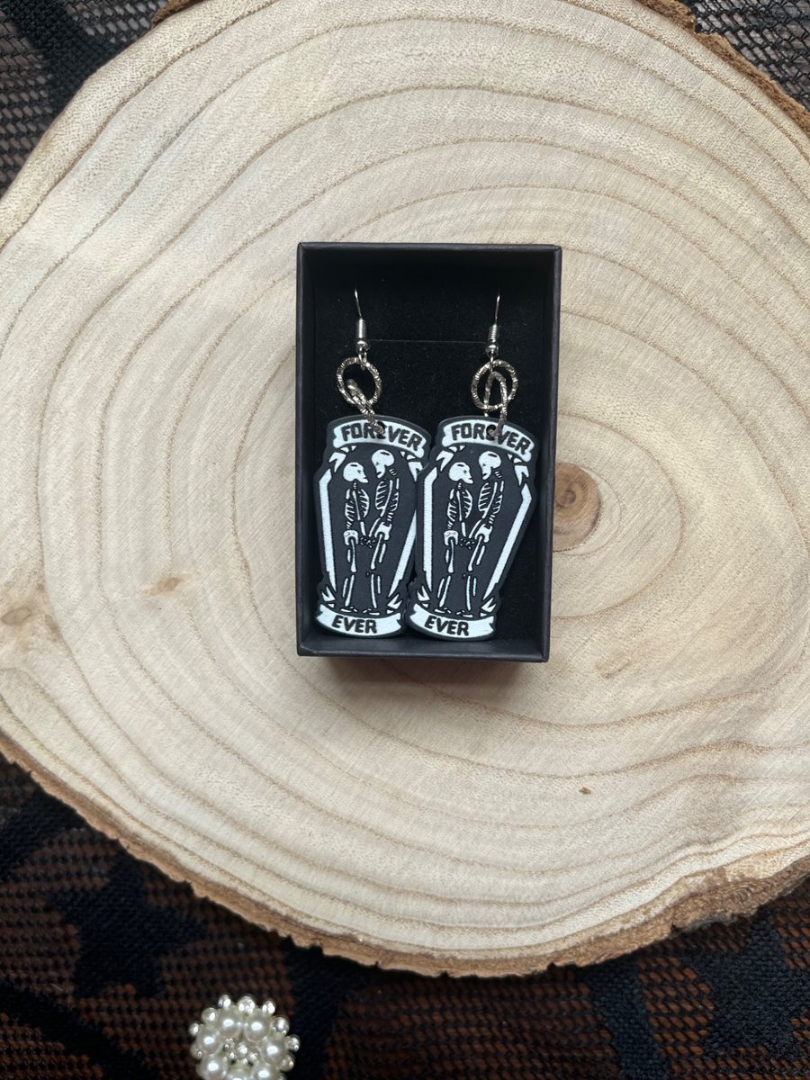 Forever Skeleton Earrings