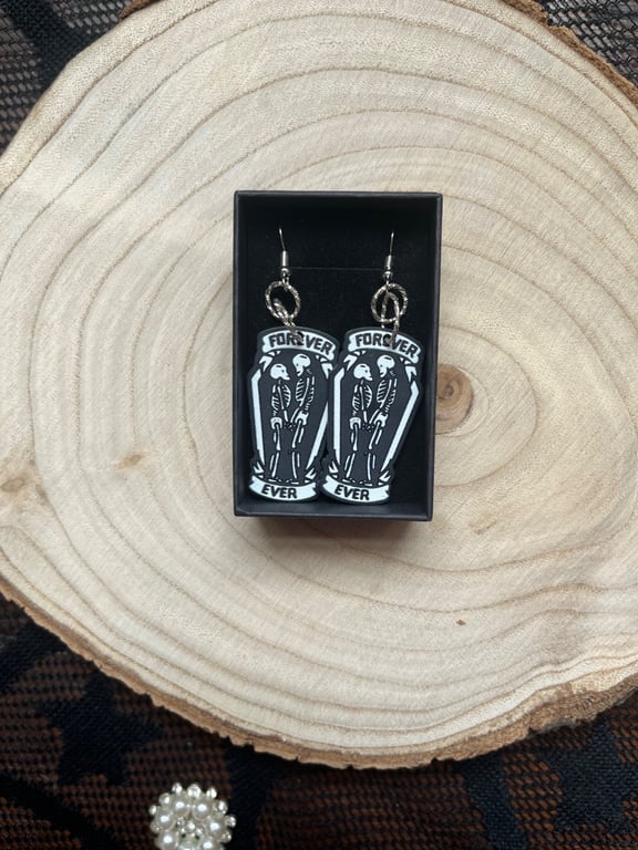 Forever Skeleton Earrings