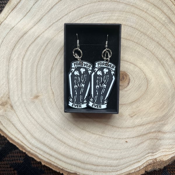Forever Skeleton Earrings