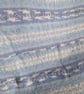 Hand Knitted Baby Blanket Blue Fair Isle Pram Blanket Gender Neutral - Image 8