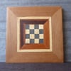 Wood veneer coaster