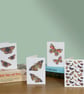 Mini butterfly greetings cards - pack of 4 blank note cards, A7 (10.5x7.4 cm)  - Image 4