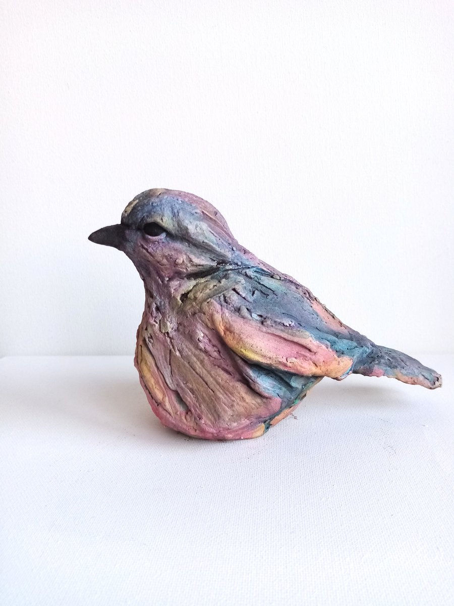 Blue Bird sketch sculpture. 