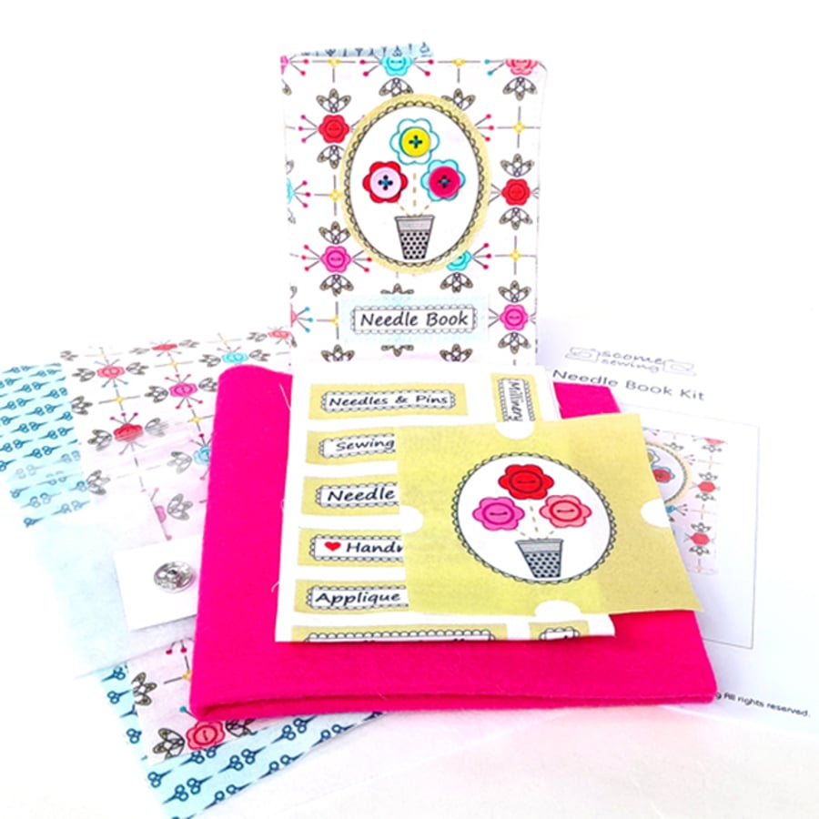 Needle Book Sewing Kit 