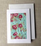Individually Hand Crafted Textile Blank Card
