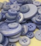 40g Mixed Blue Buttons - Image 2