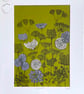 Verbena Border Green - original screen print - Image 3
