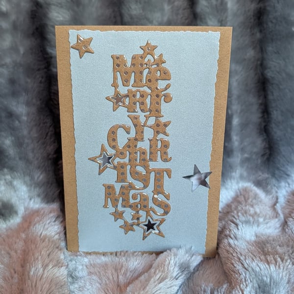 Lovely Silver Christmas Card 2026