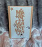 Lovely Silver Christmas Card 2026