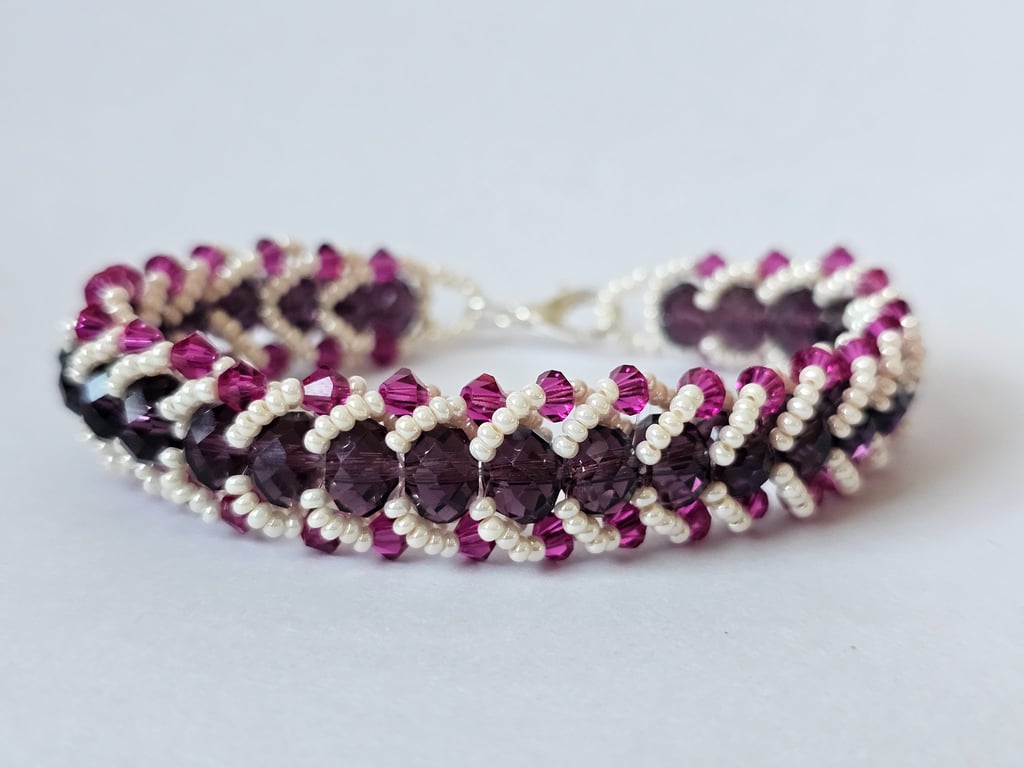 Handmade beaded beacelet "Soft Harmony"