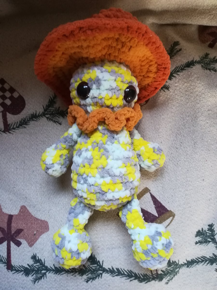 Amigurumi Crochet Mushroom Sprite 