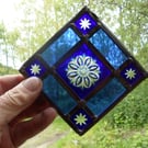 BRILLIANT CUT STAINED GLASS MOBILE SUNCATCHER