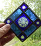 BRILLIANT CUT STAINED GLASS MOBILE SUNCATCHER