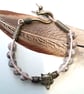 Hook leather Wrap bracelet  - Image 1