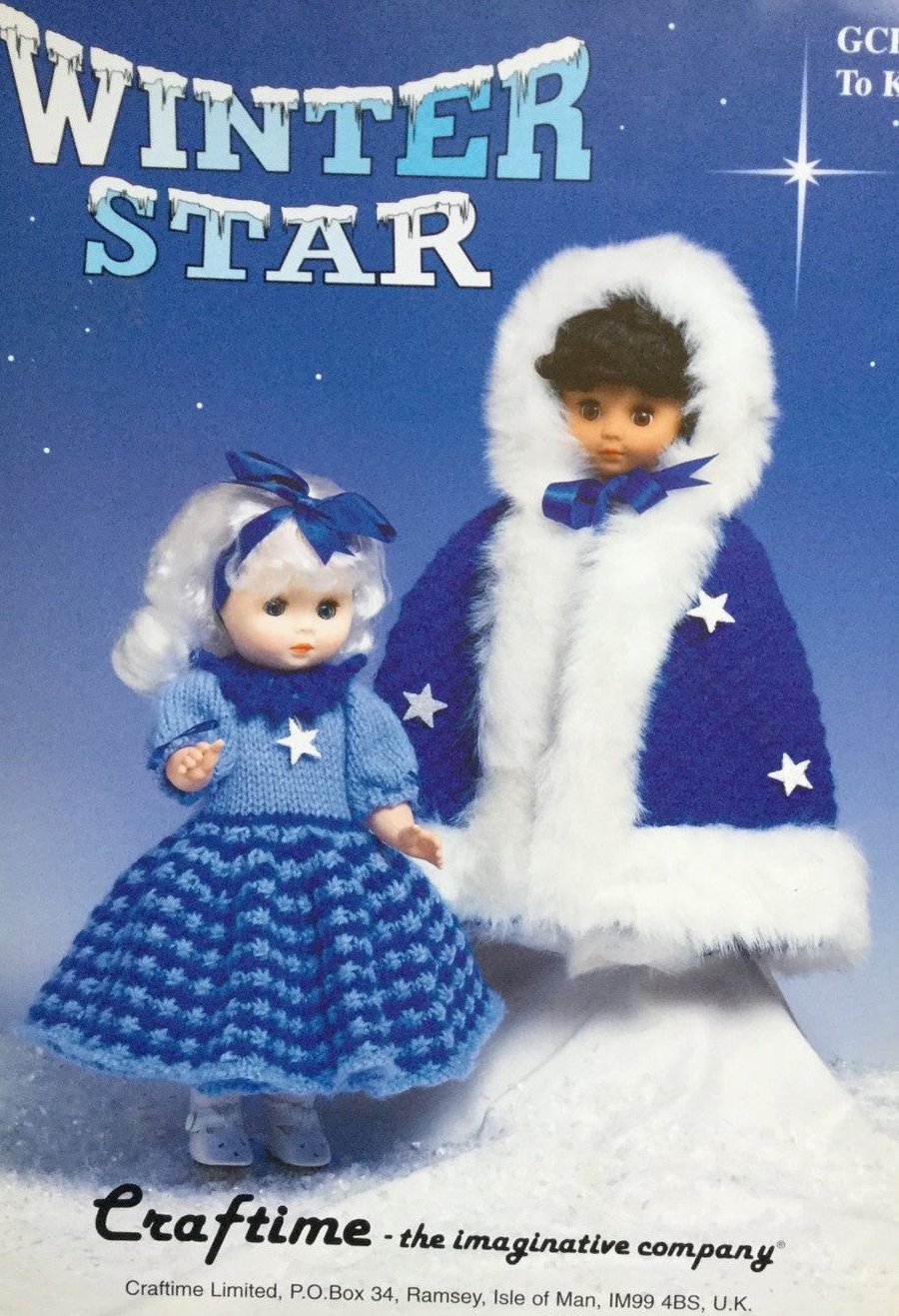Winter Star Knitting Pattern - Dolls Clothes For 13" Doll