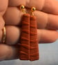 Ripple Long Drop Earrings - Image 2