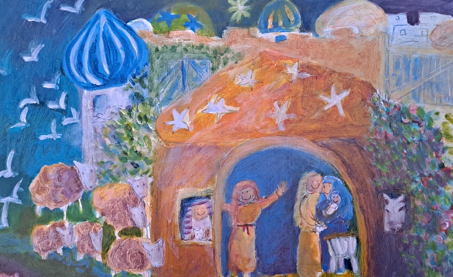 6 Christmas cards 2 designs