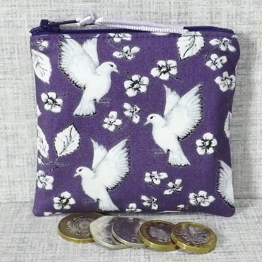 Coin purse, small purse, birds
