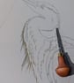 'Crags Heron' Lino Print  - Image 10