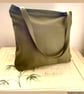 Canvas Tote Bag With Zip and Inside Pocket  - Image 1