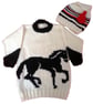 Horse Sweater and Hat Knitting Pattern.  Digital Pattern - Image 4