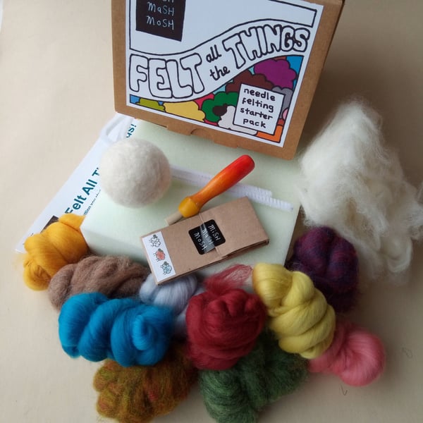 Felt All The Things - BASIC Needle Felting Starter Pack