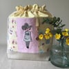 Matilda Mouse project bag