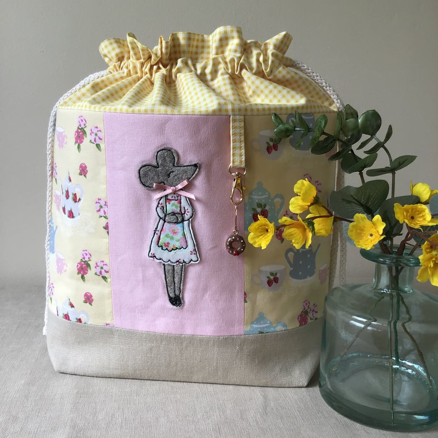 Matilda Mouse project bag