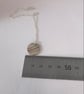 Silver fern leaf imprint pendant necklace - Image 7