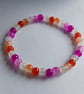 Lesbian Pride Bead Bracelet - Image 3