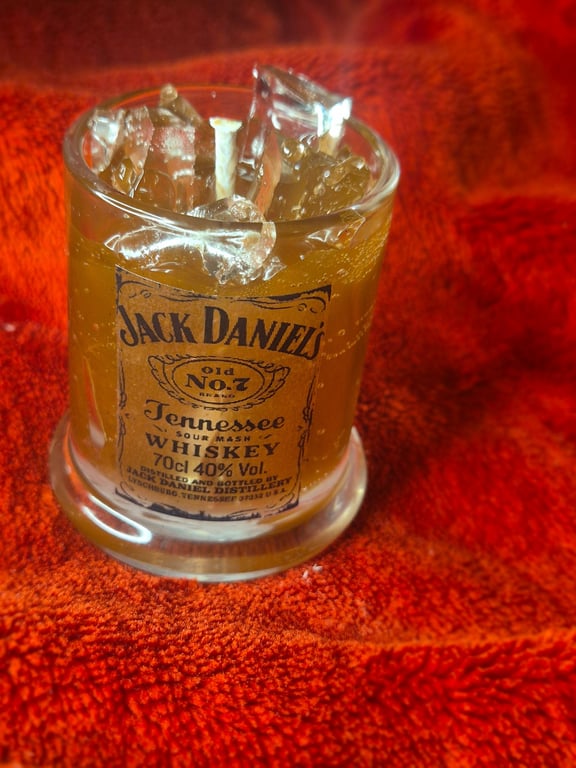 Jack Daniels Theme Scented Candle 