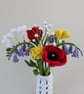 Gypsophila flower, single stem macrame, textile forever flower - Image 9