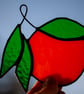 Stained Glass Orange Suncatcher - Image 5
