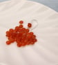 Carnelian & Silver Earrings in a Simple Hook Style - Image 8