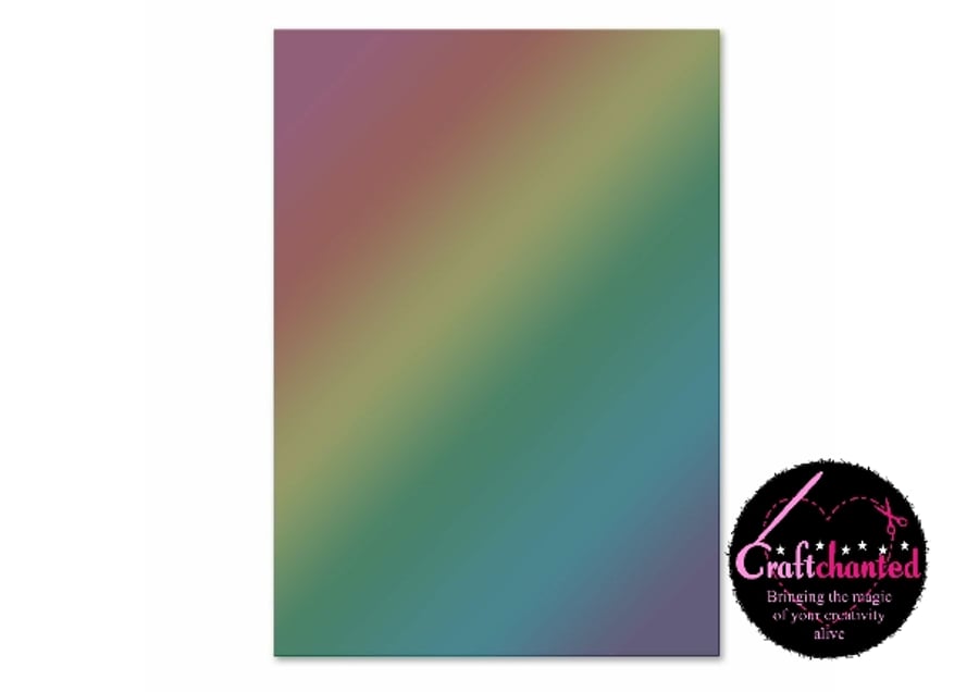 Hunkydory - Mirri Card Essentials - Rainbow Holographic A4 - 20 Sheets